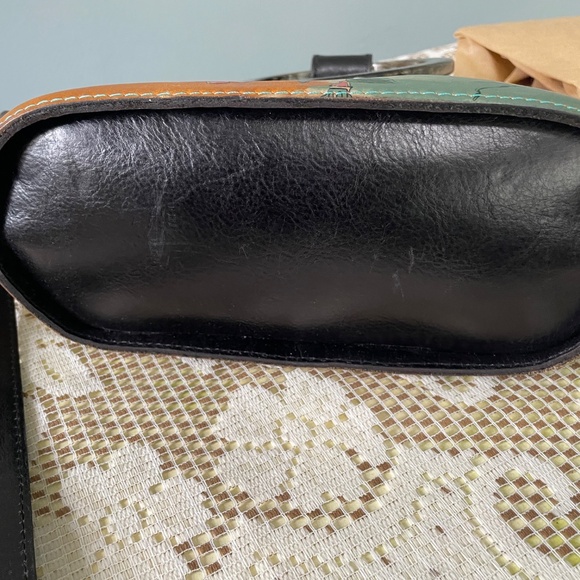 Patricia Nash leather Paris inspired bag - Picture 6 of 7